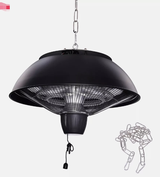 Workshop ceiling infrared heater