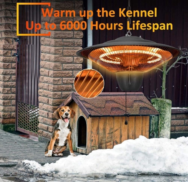 Modern infrared bathroom heater